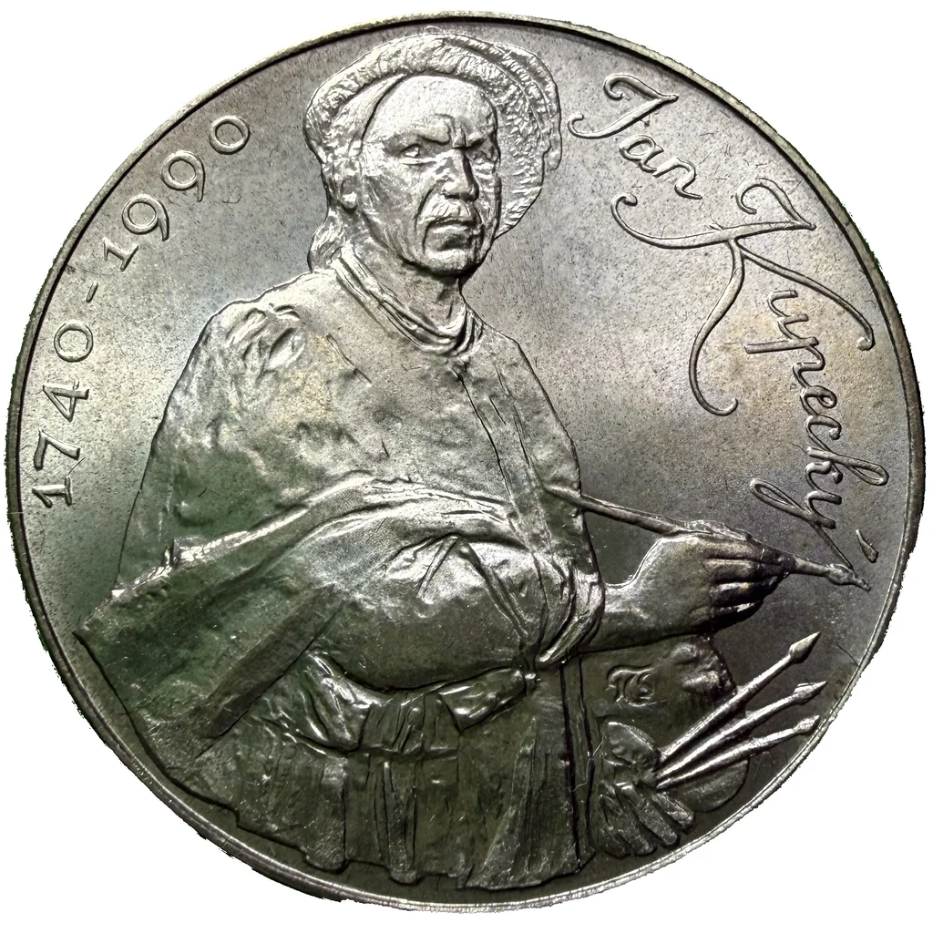 100 Koruna 1990-250.výročí úmrtí Jana Kupeckého