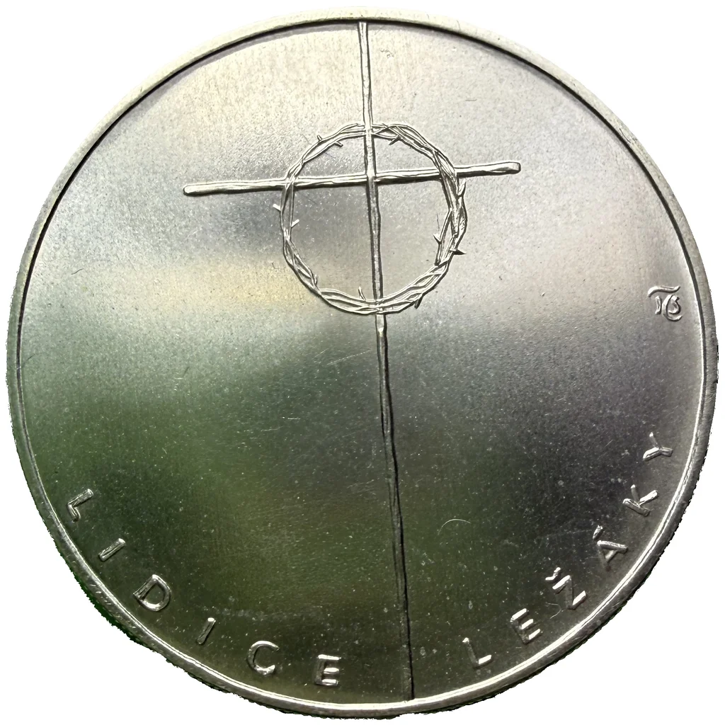 100 Koruna 1992- 50.výročí vyhlazení Lidic a Ležáků