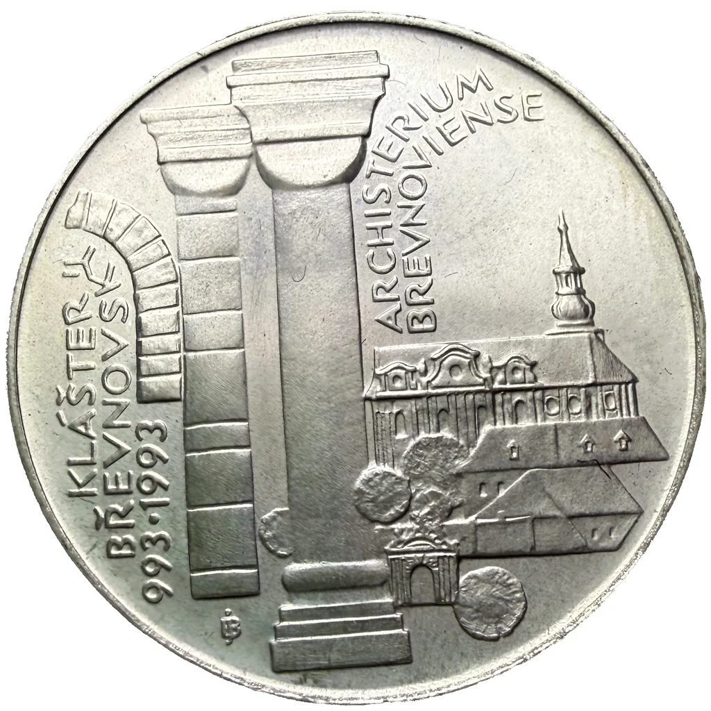 100 Koruna 1993- 100.výročí založení Břevnovského kláštera