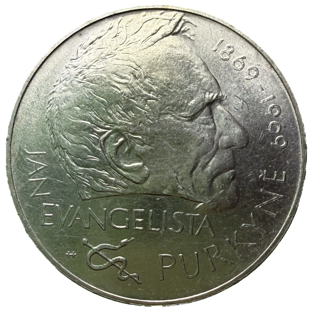 25 Koruna 1969 – 100. výročí úmrtí J. E. Purkyně
