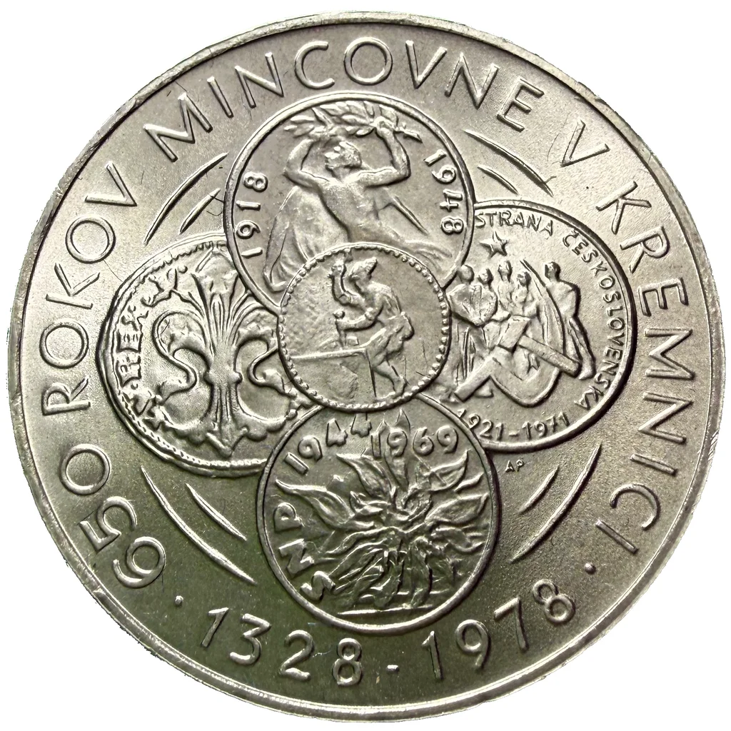 50 Koruna 1978 – 650. výročí mincovny v Kremnici