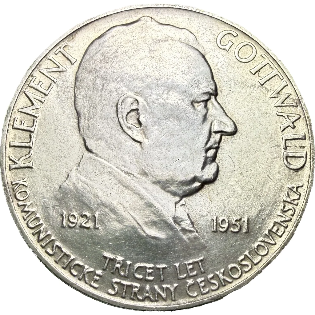 100 Koruna 1951 – 30. výročí založení KSČ