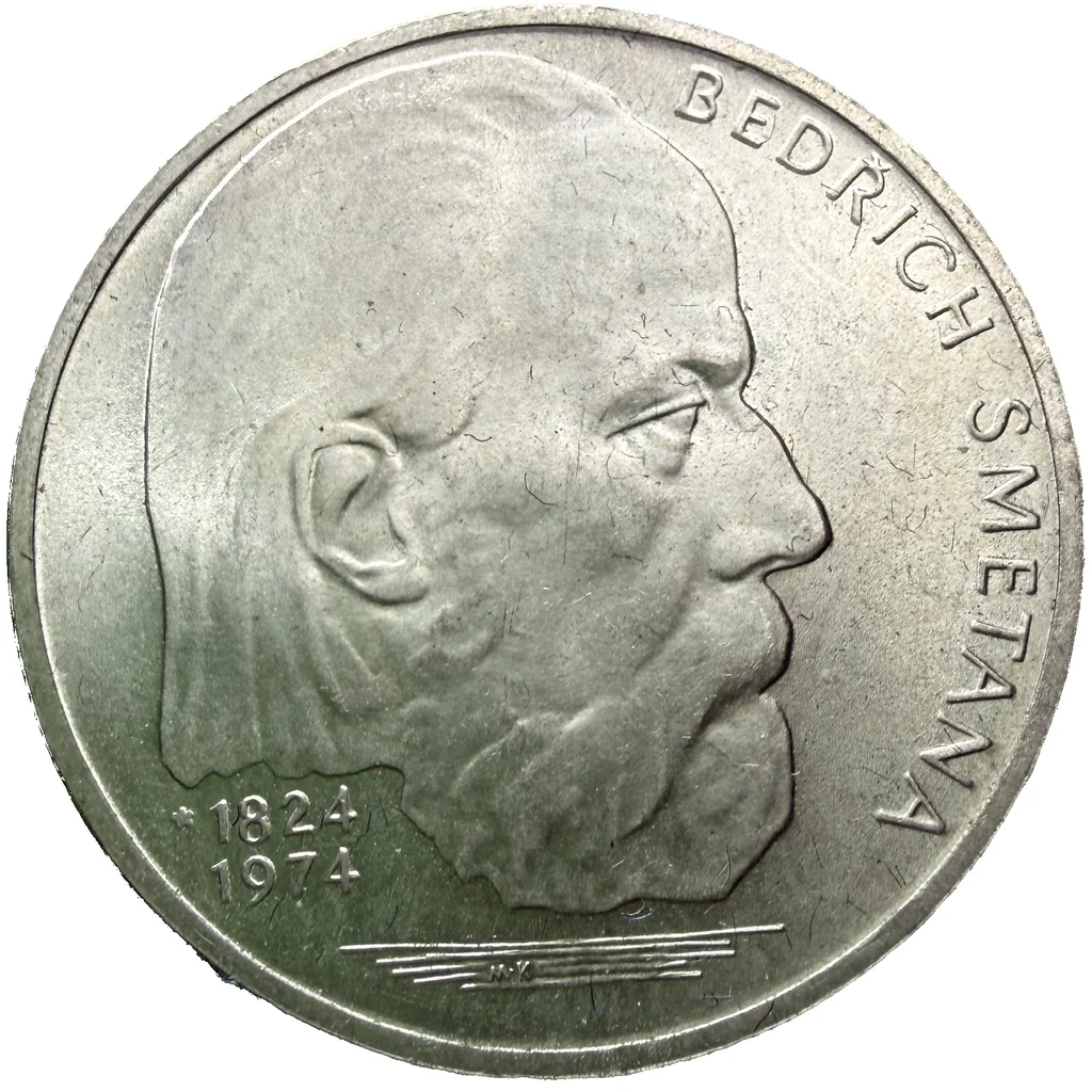 100 Koruna 1974 – 150. výročí narození Bedřicha Smetany