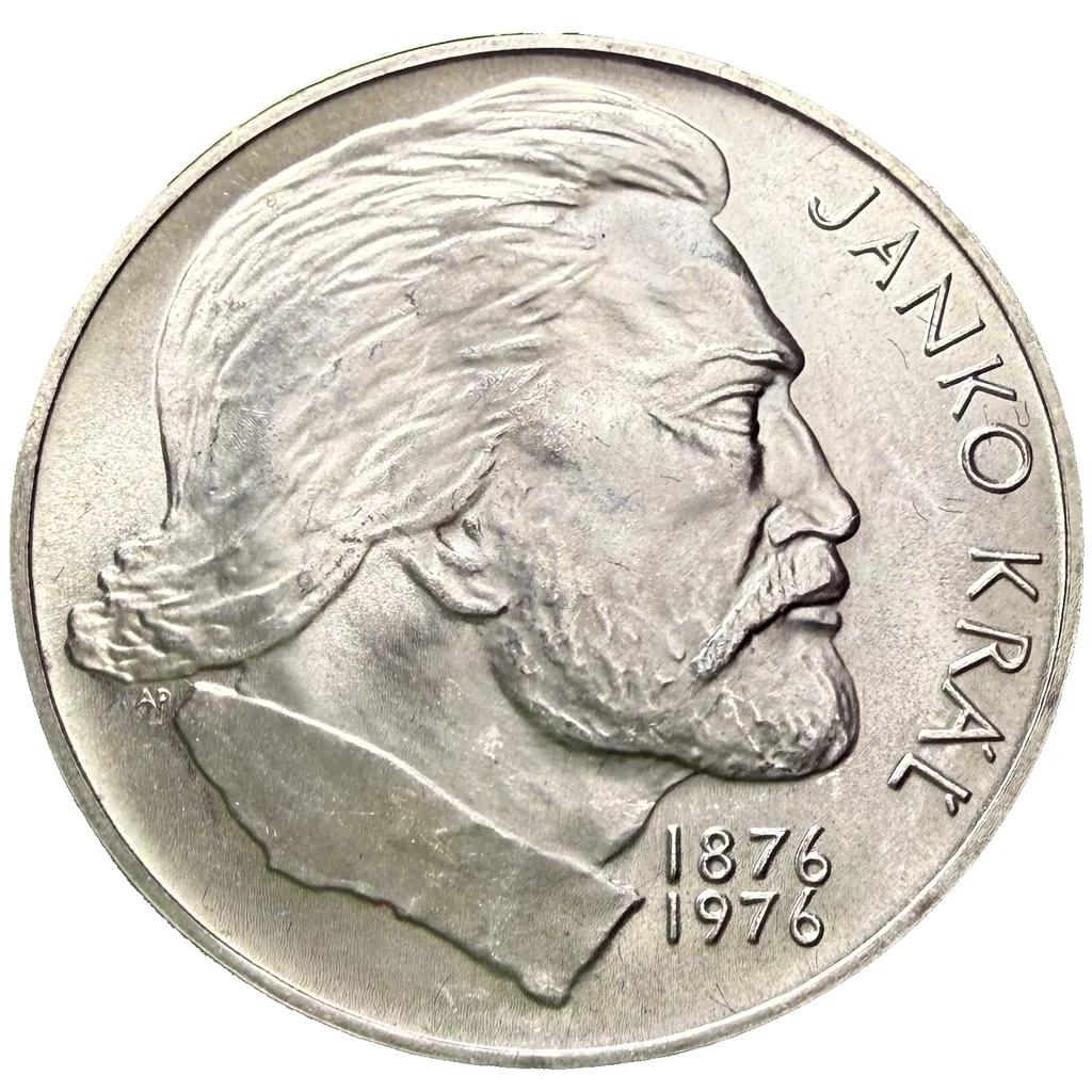 100 Koruna 1976 – 100. výročí úmrtí Janka Kráľa
