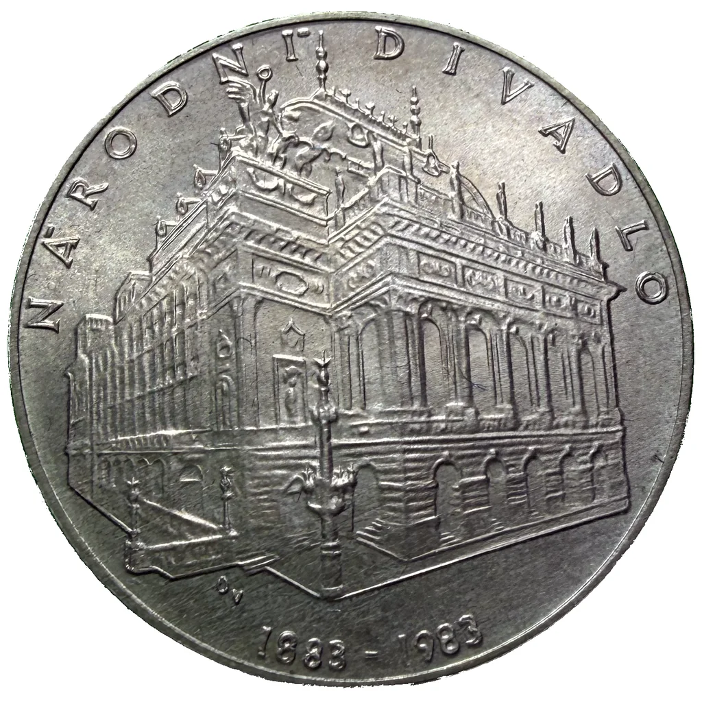 100 Koruna 1983 - 100. Výročí otevření Národního divadla