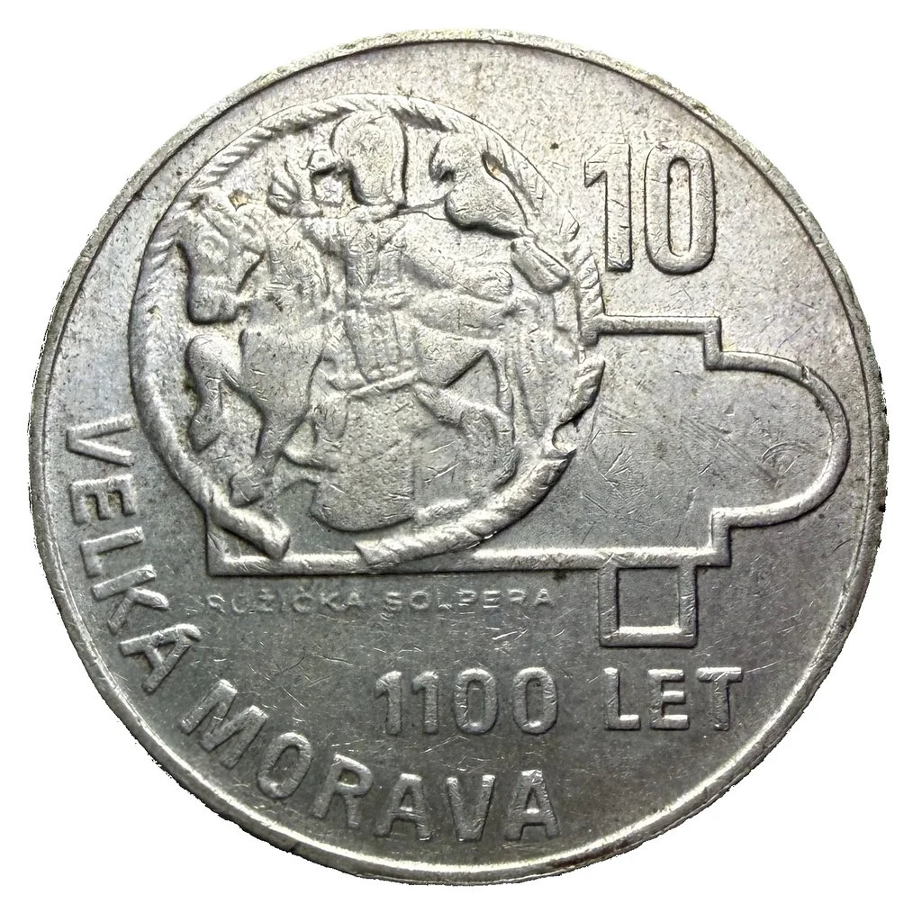 10 Koruna 1966 – 1100 let Velké Moravy