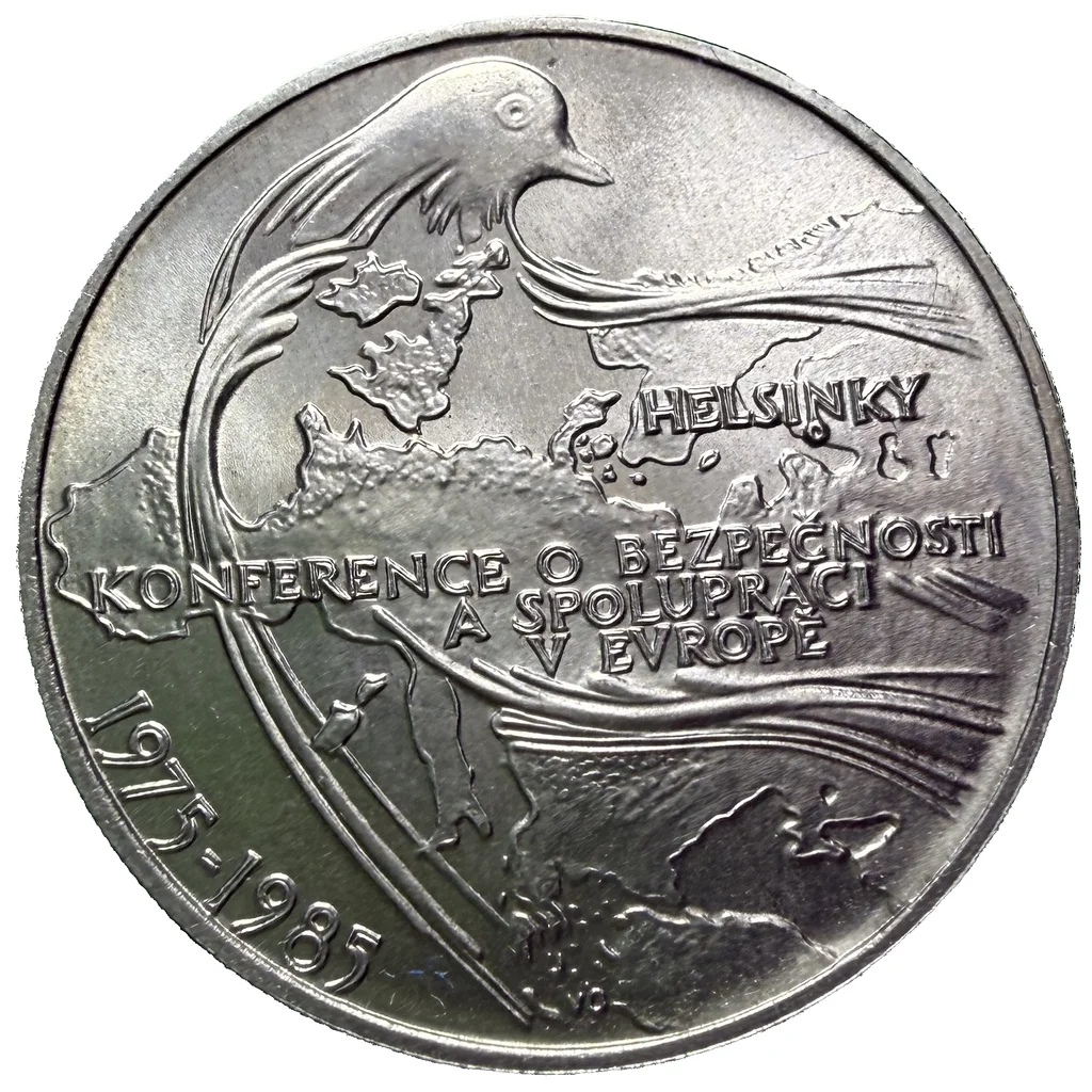 100 Koruna 1985 – 10. výročí konference v Helsinkách