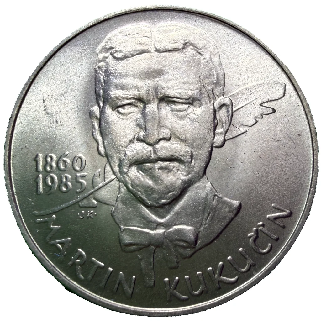 100 Koruna 1985 – 125. výročí narození Martina Kukučína