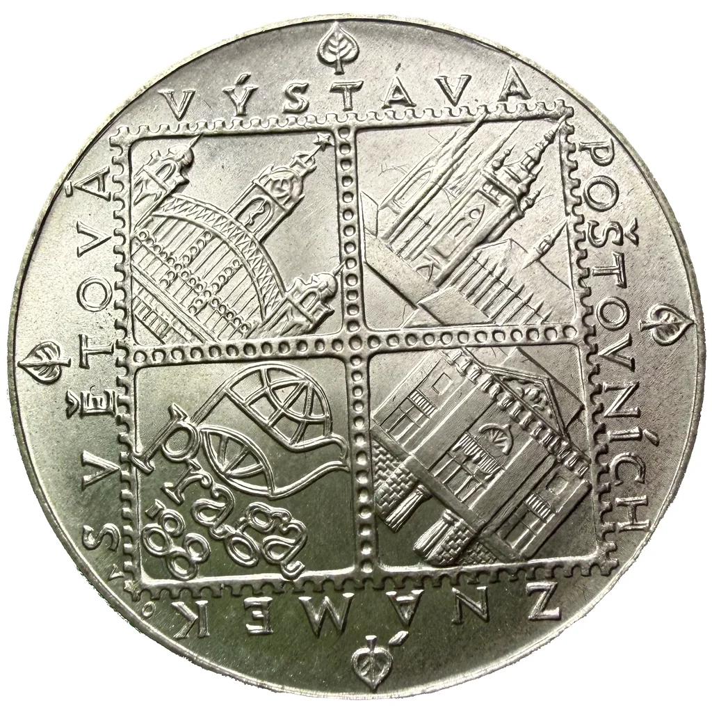 100 Koruna 1988 – Světová výstava poštovních známek Praha 1988