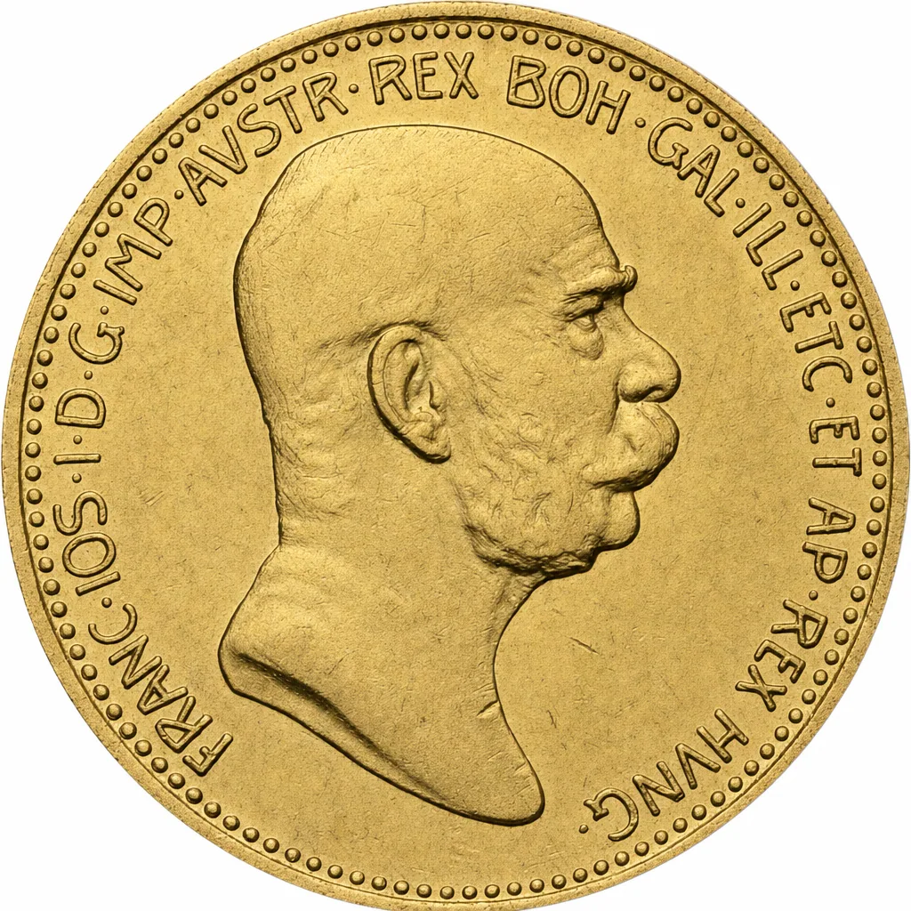 20 Koruna - 60. výročí nastoupení vlády Františka Josefa I.